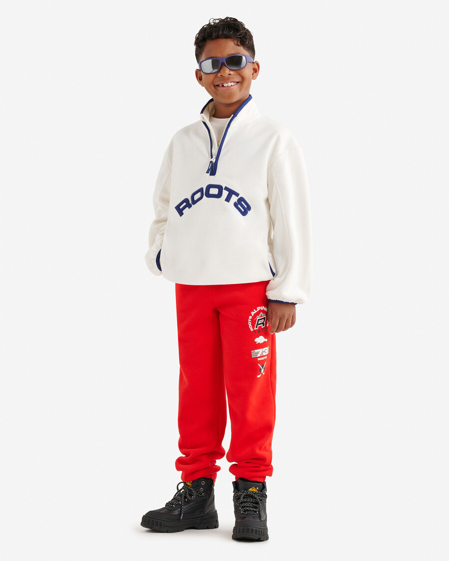 pantalón deportivo con parches de alpine goods para niños