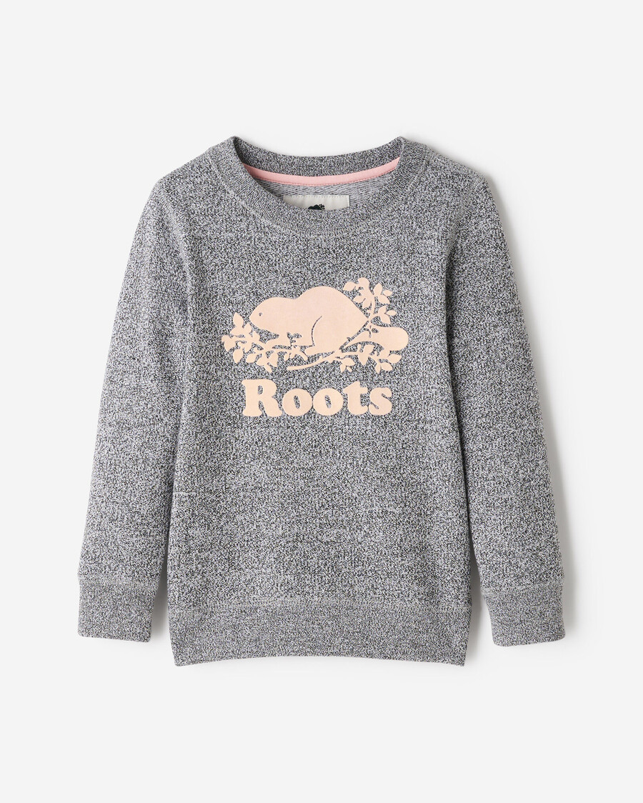 sudadera orgánica original con cuello redondo para niños pequeños