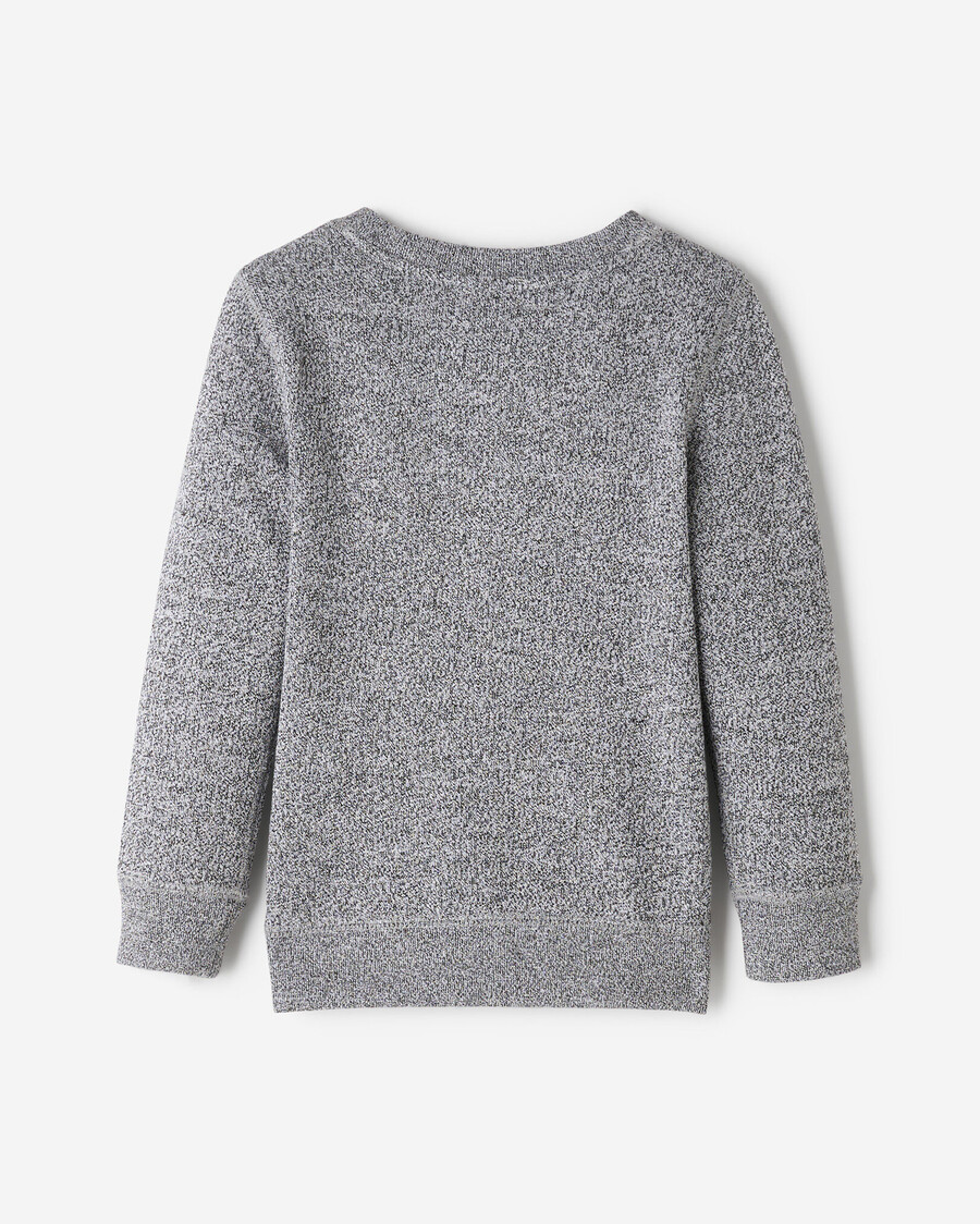 sudadera orgánica original con cuello redondo para niños pequeños