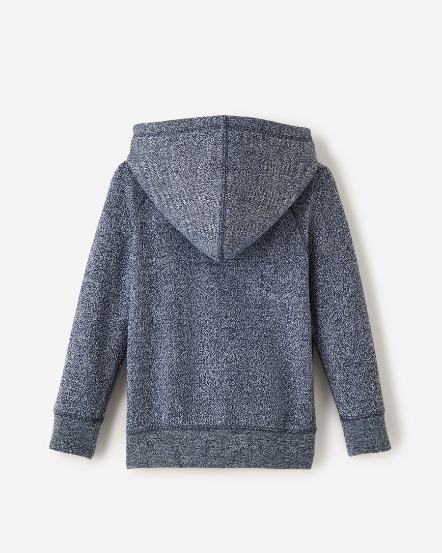 sudadera con capucha y cremallera completa original orgánica para niños pequeños