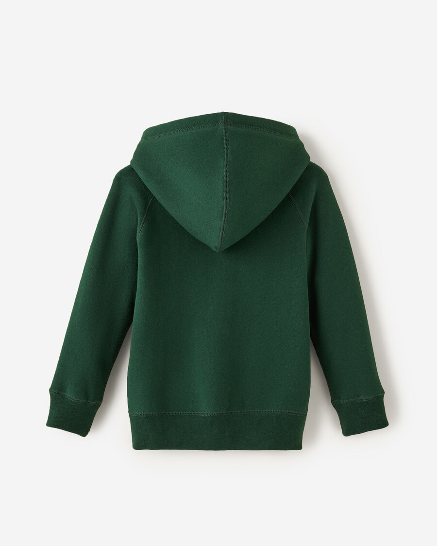 sudadera con capucha y cremallera completa original orgánica para niños pequeños