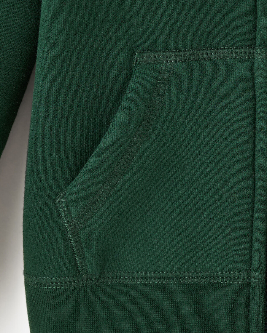 sudadera con capucha y cremallera completa original orgánica para niños pequeños