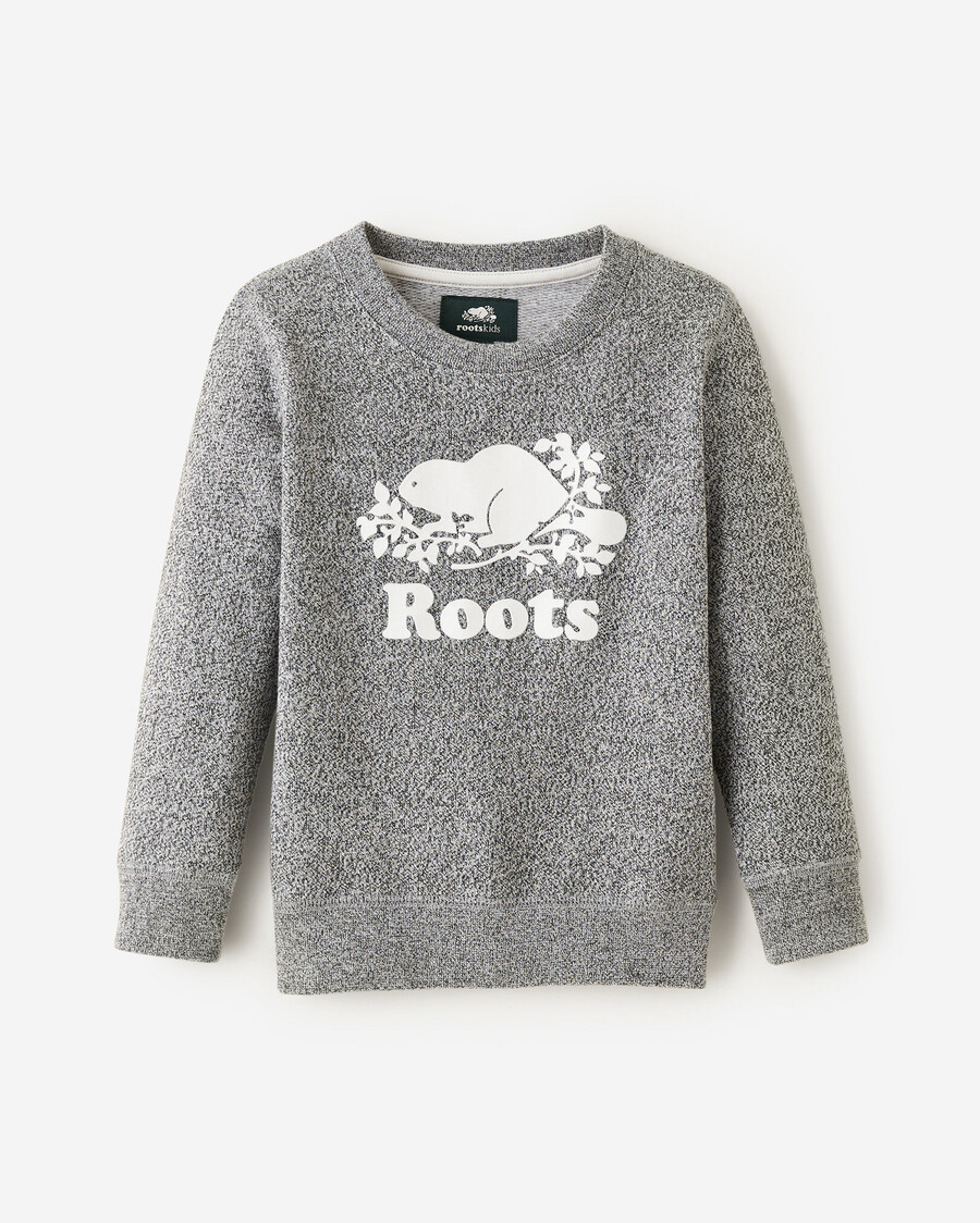 sudadera orgánica original de cuello redondo para niños pequeños