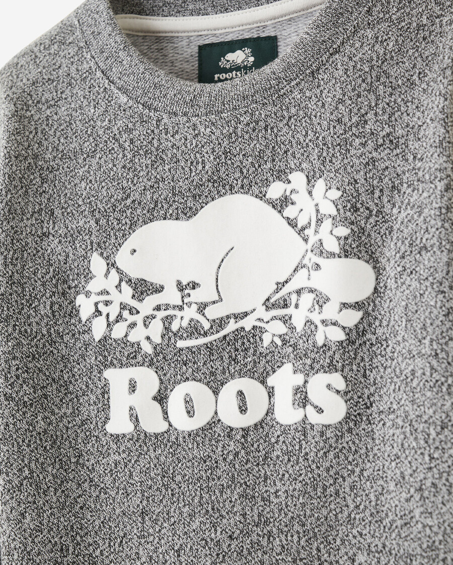 sudadera orgánica original de cuello redondo para niños pequeños
