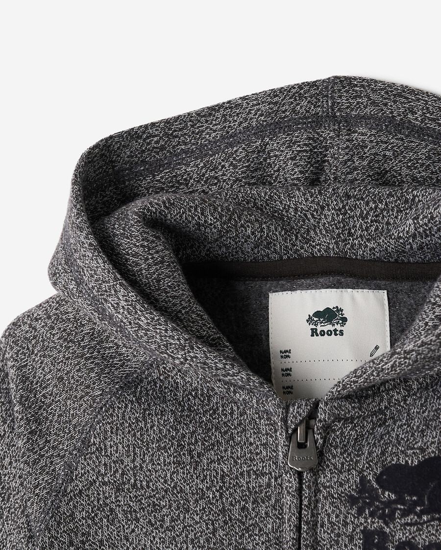 sudadera con capucha y cremallera completa original orgánica para niños pequeños