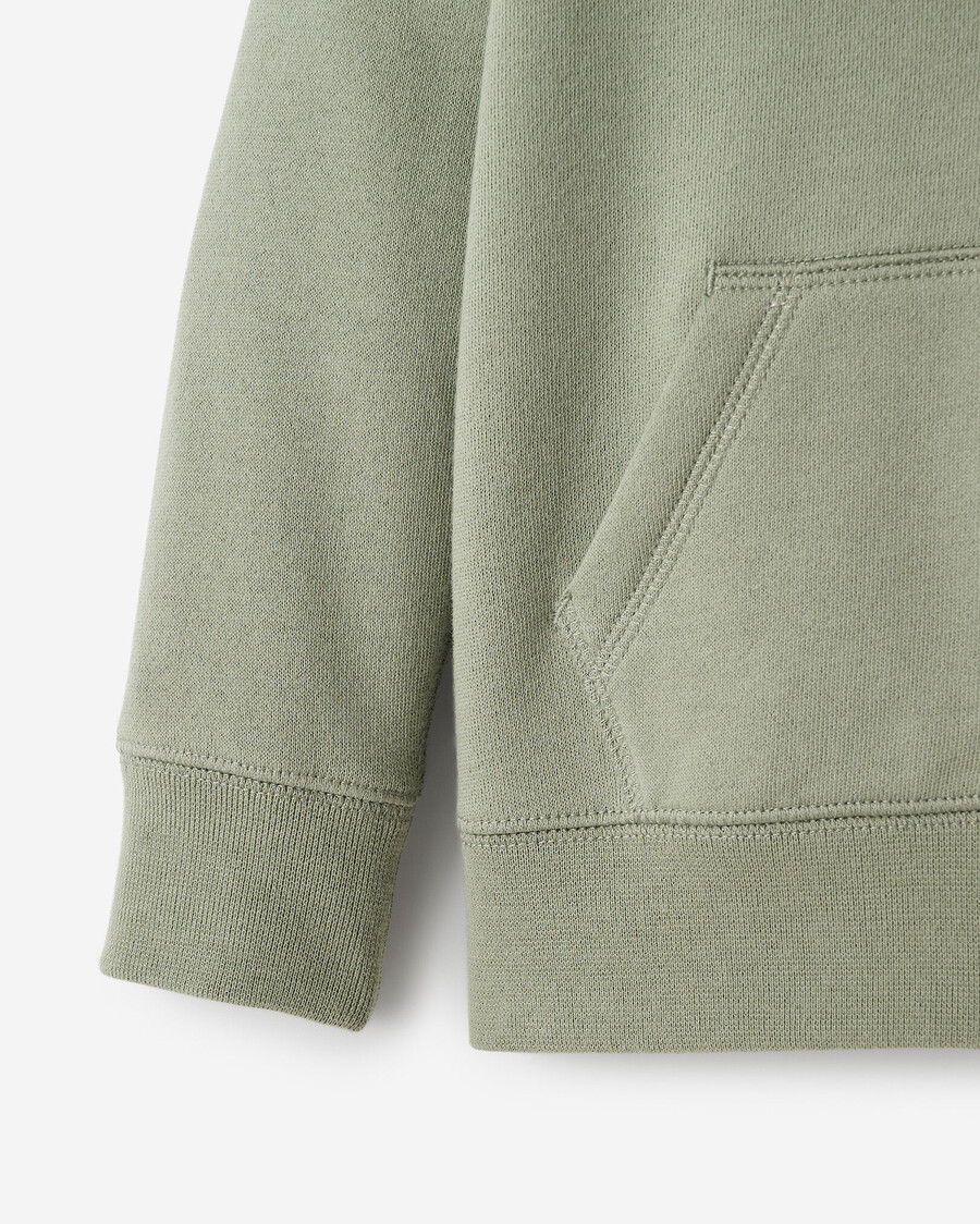 sudadera con capucha y cremallera completa original orgánica para niños pequeños