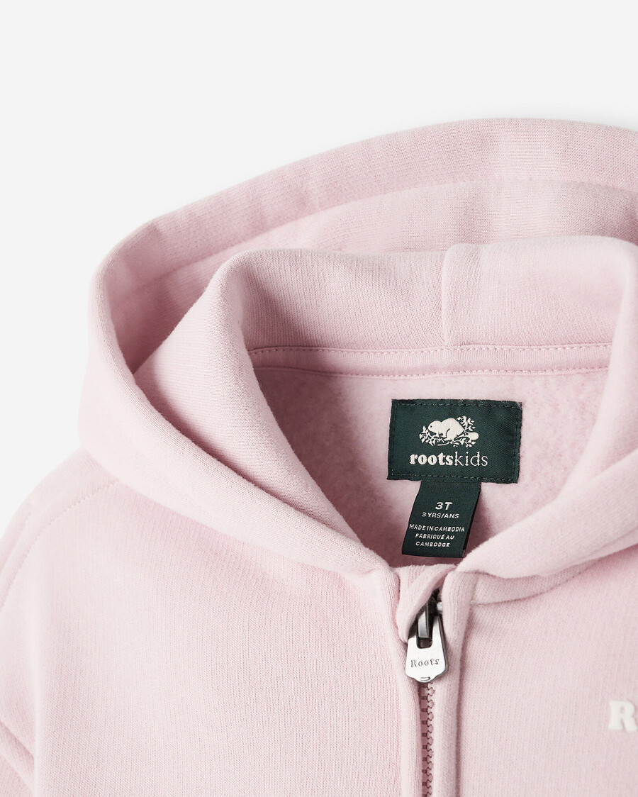 sudadera con capucha y cremallera completa para niños pequeños