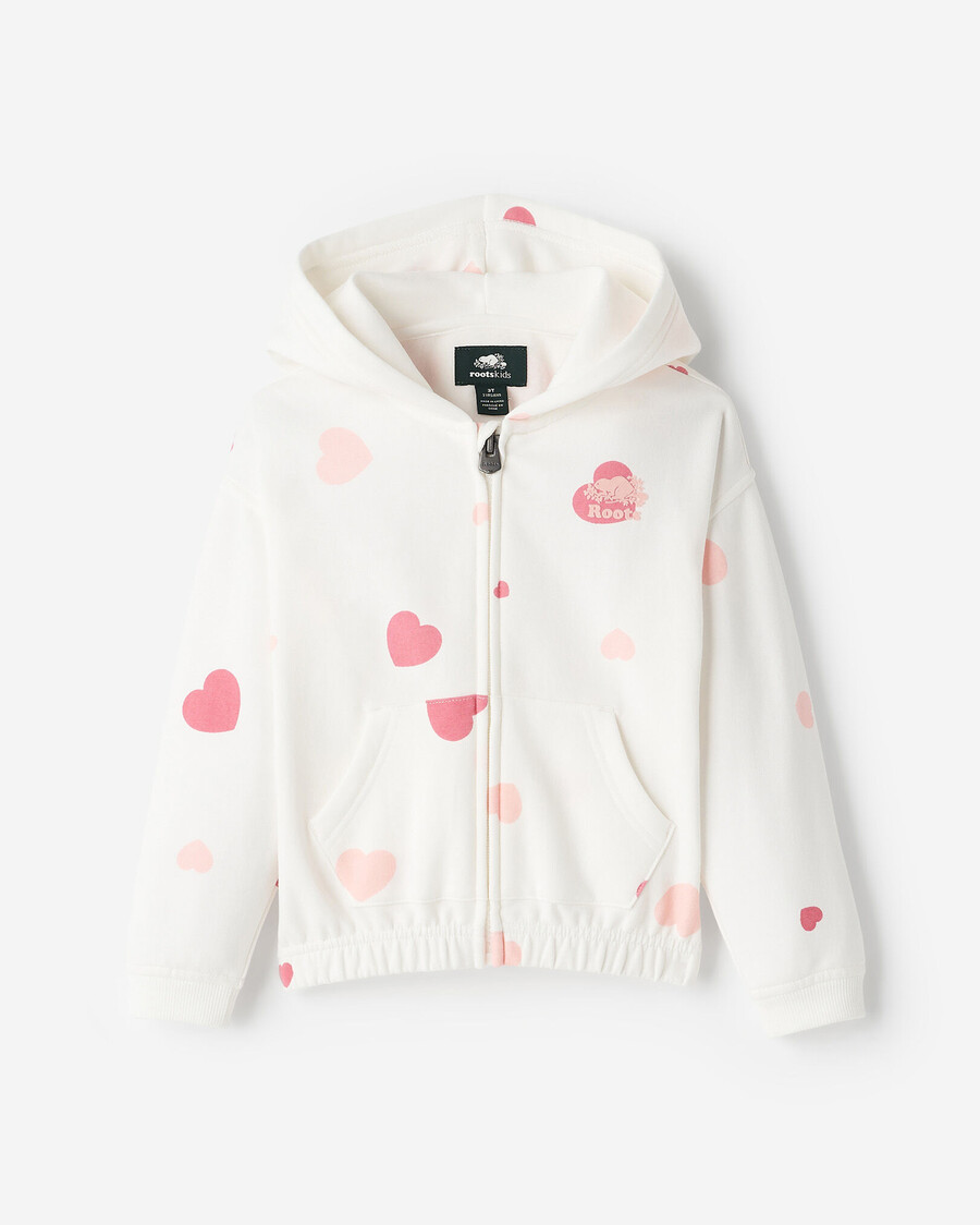 sudadera con capucha y cremallera cozy love bear para niños pequeños