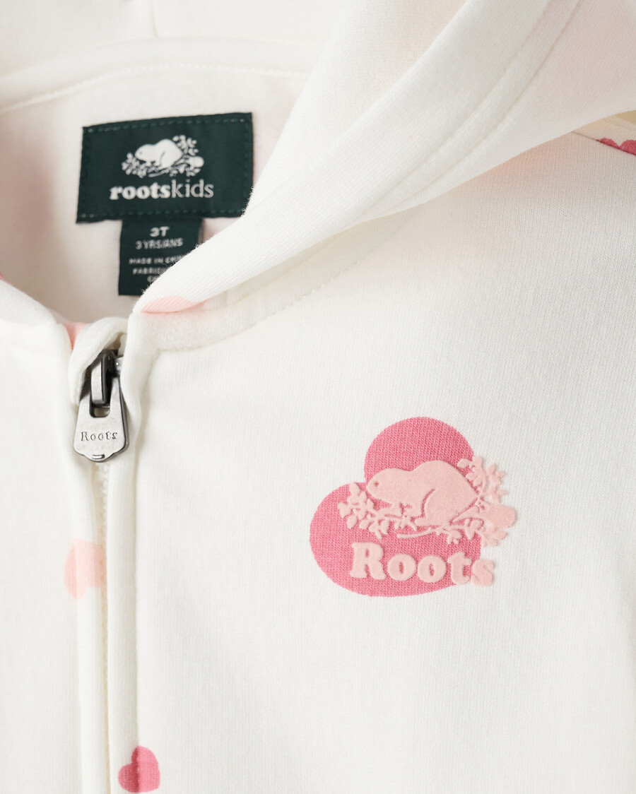 sudadera con capucha y cremallera cozy love bear para niños pequeños