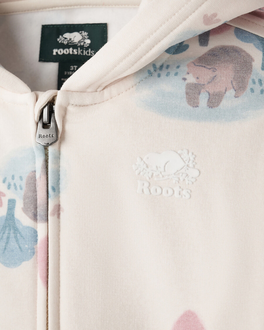sudadera con capucha y cremallera de oso acogedor para niños pequeños
