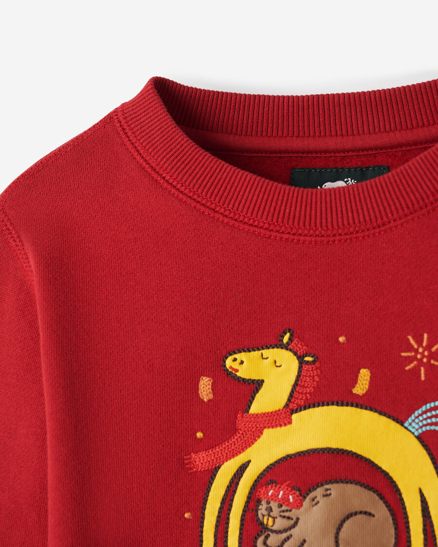 sudadera con capucha para niños pequeños del año del caballo