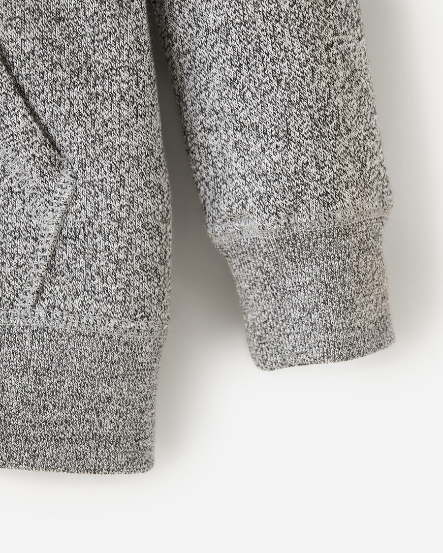 sudadera con capucha y cremallera completa original orgánica para niños pequeños