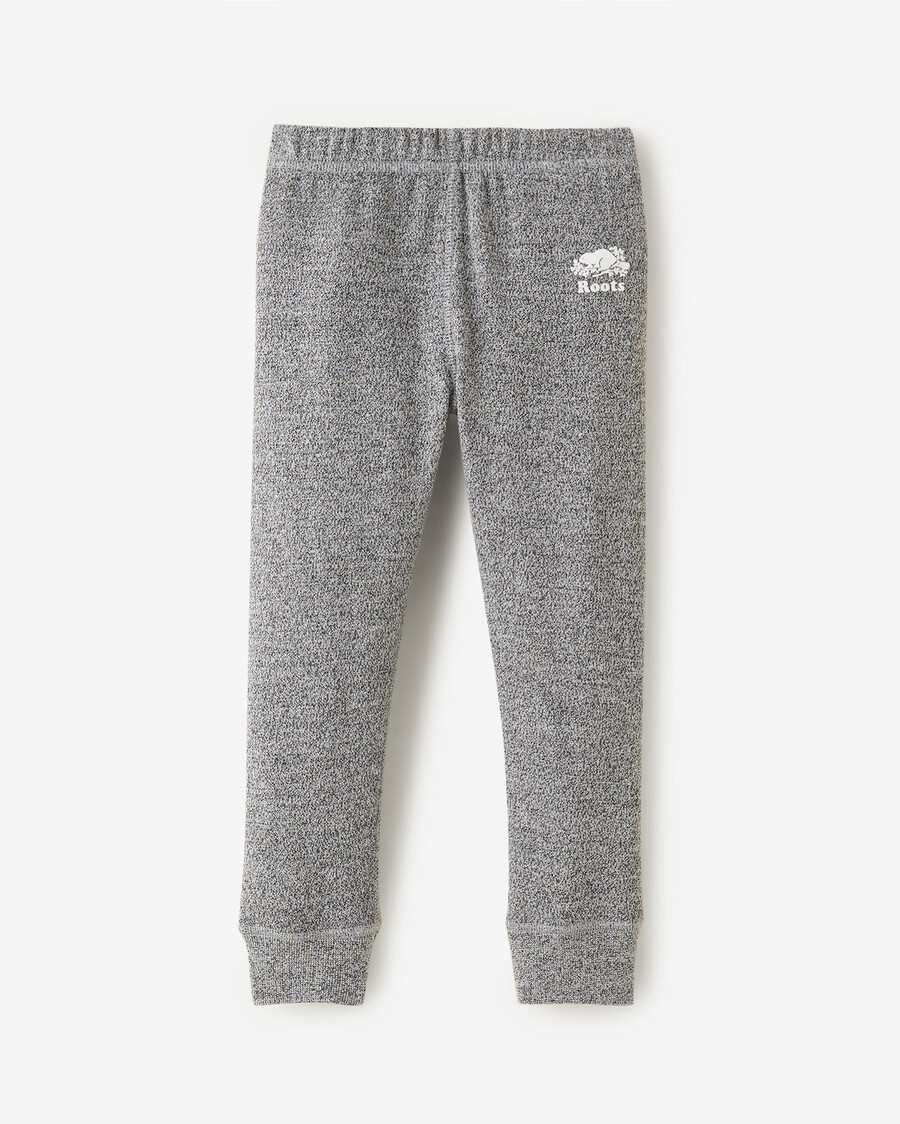 leggings de polar acogedores para niñas pequeñas