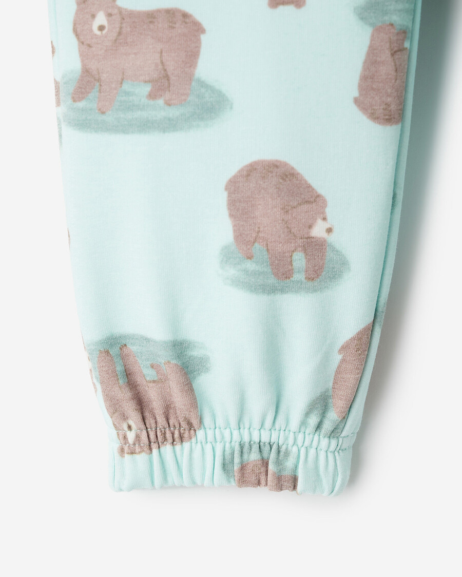 pantalón deportivo cozy bear para niños pequeños