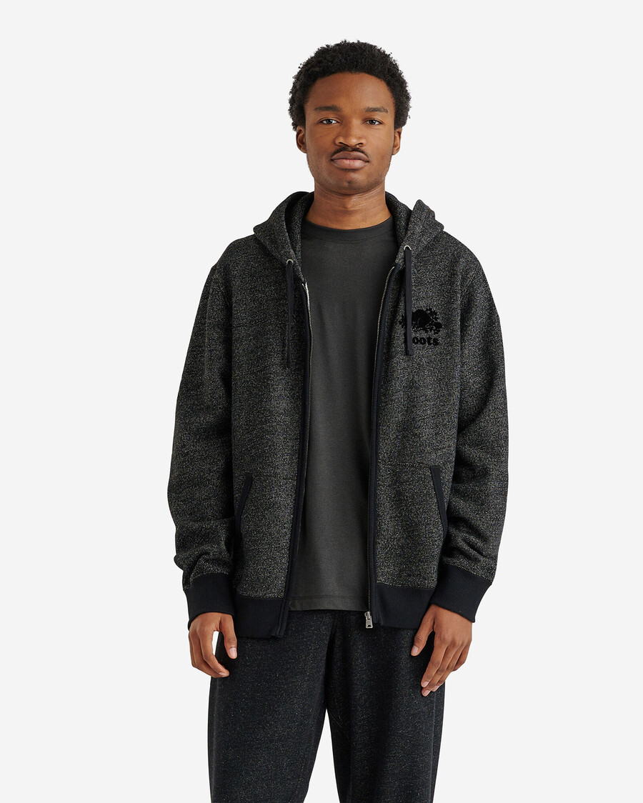 sudadera con capucha y cremallera completa original orgánica
