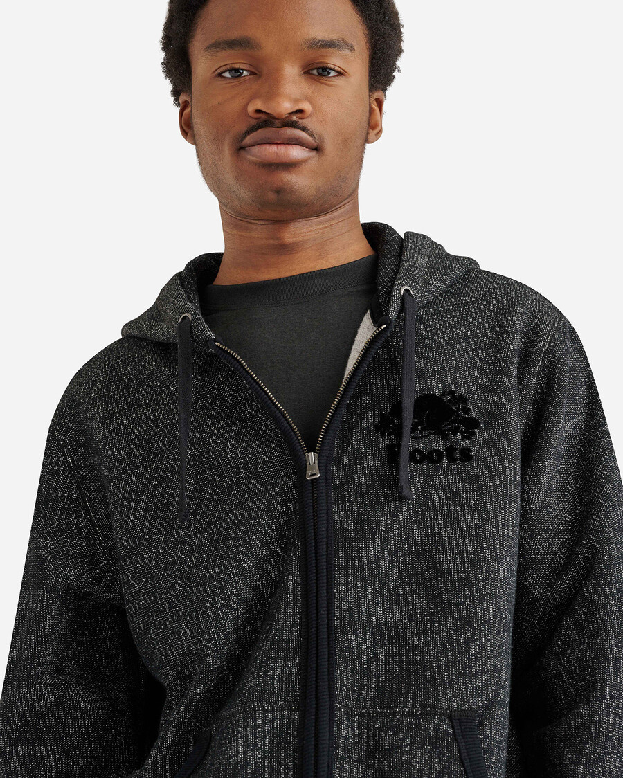 sudadera con capucha y cremallera completa original orgánica