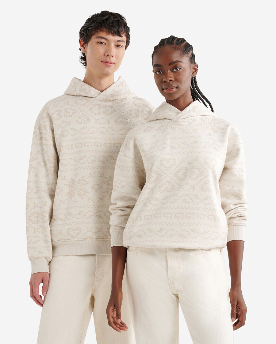 sudadera con capucha roots fair isle