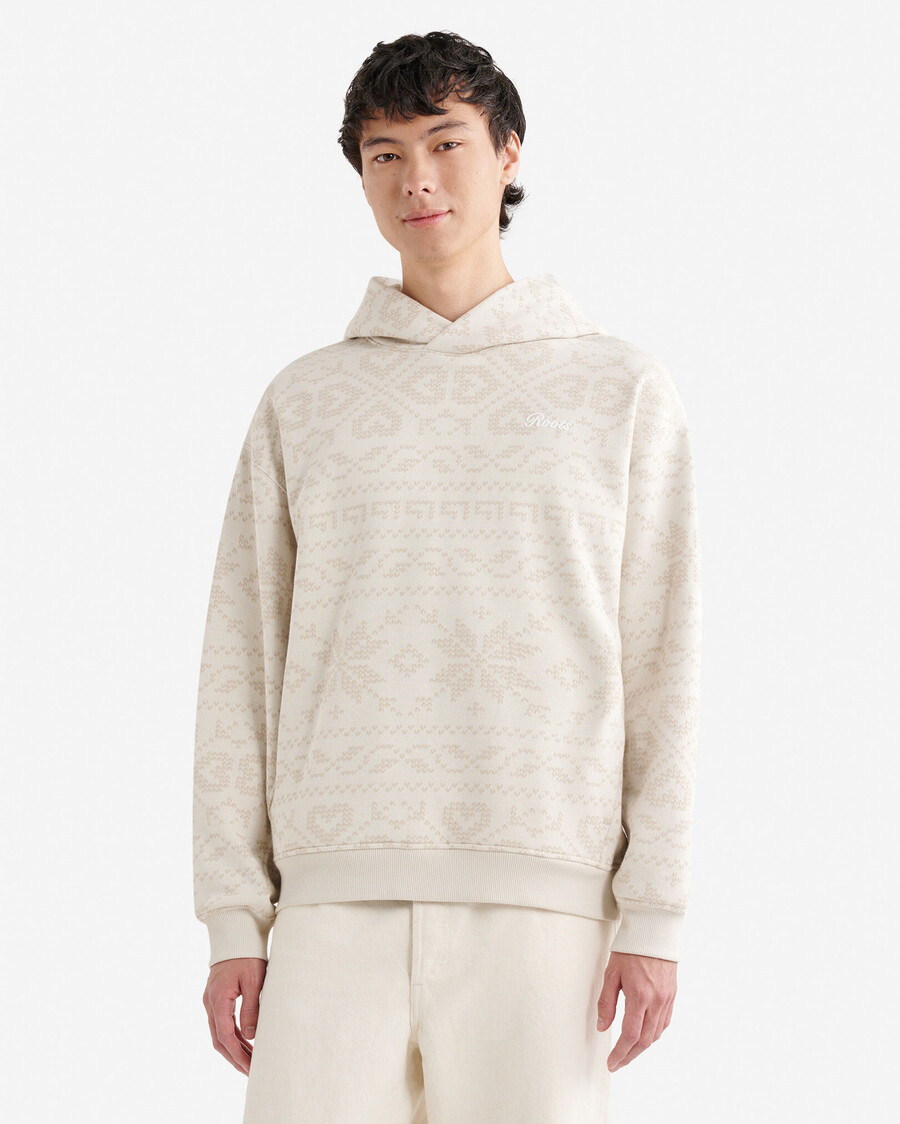 sudadera con capucha roots fair isle