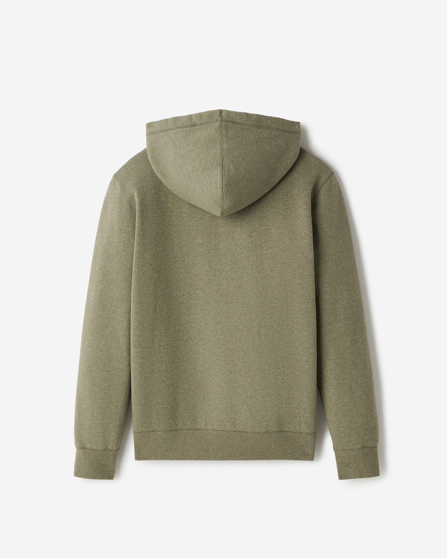 sudadera con capucha y cremallera completa original orgánica