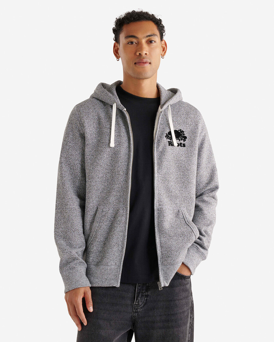 sudadera con capucha y cremallera completa original orgánica