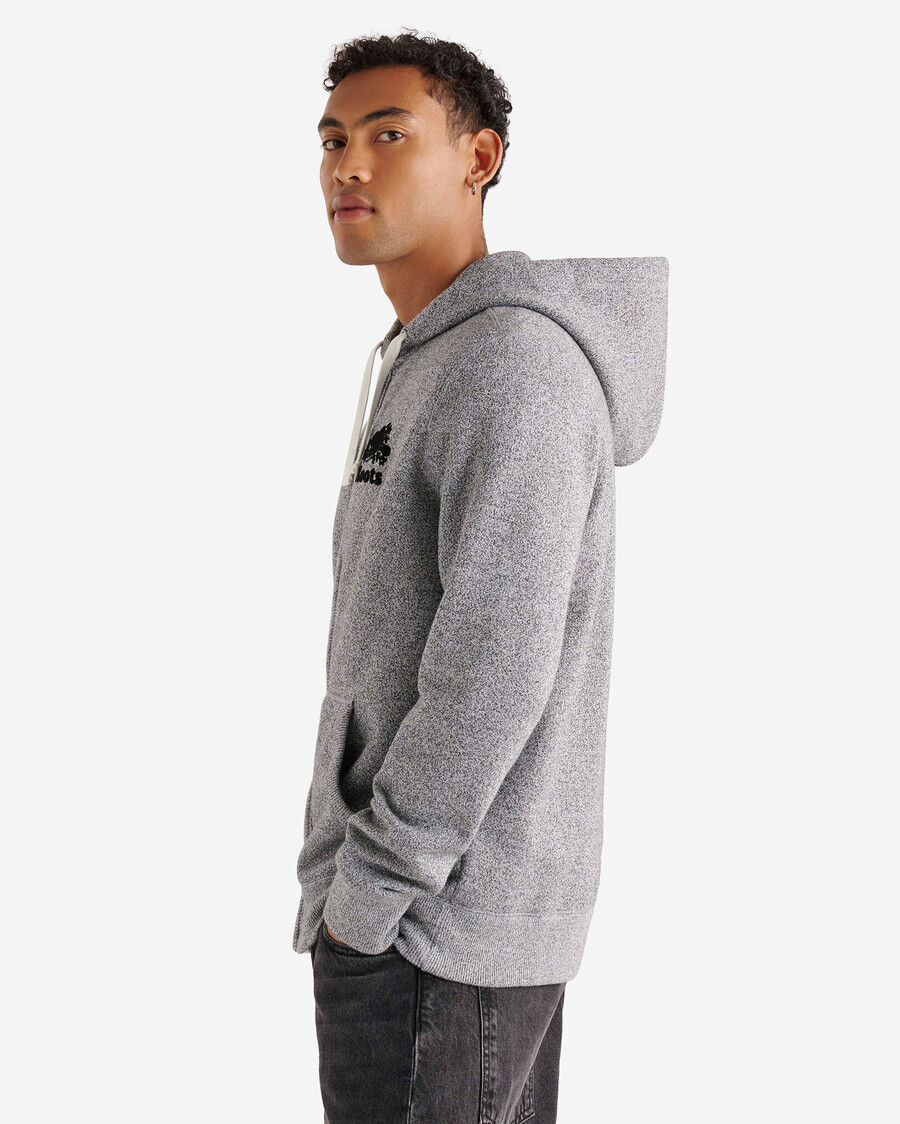 sudadera con capucha y cremallera completa original orgánica