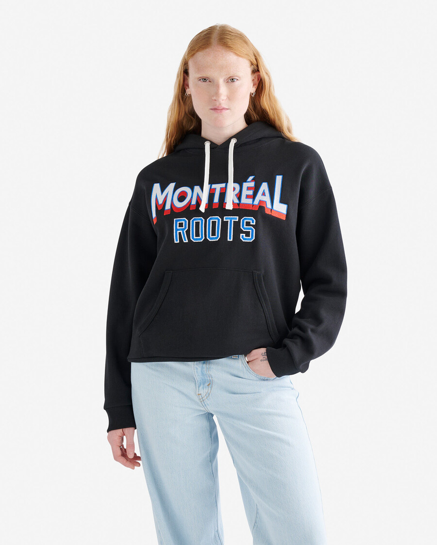 sudadera con capucha de raíces locales de montreal