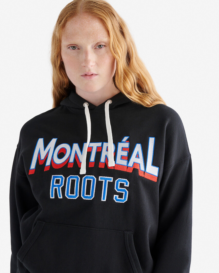 sudadera con capucha de raíces locales de montreal
