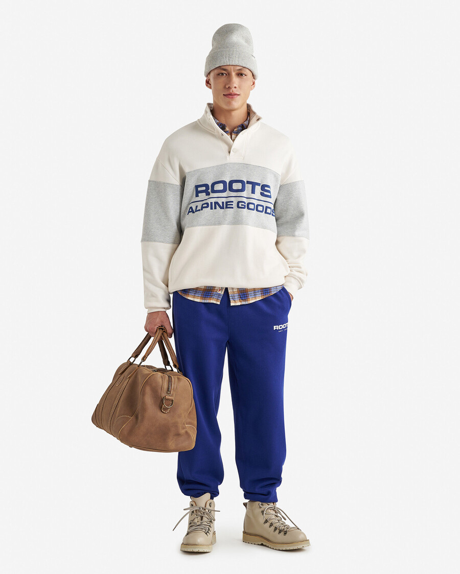 suéter con botones a presión de alpine goods