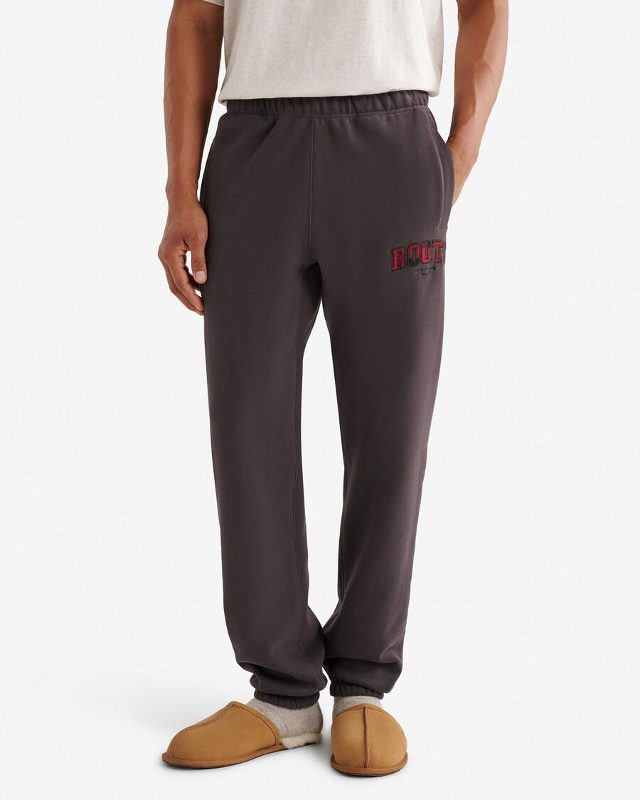 pantalón deportivo con apliques de cuadros