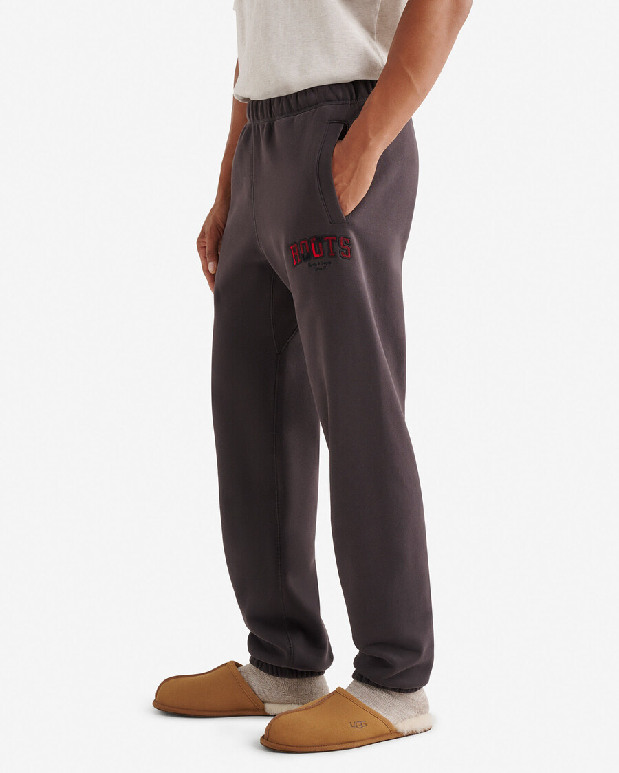 pantalón deportivo con apliques de cuadros