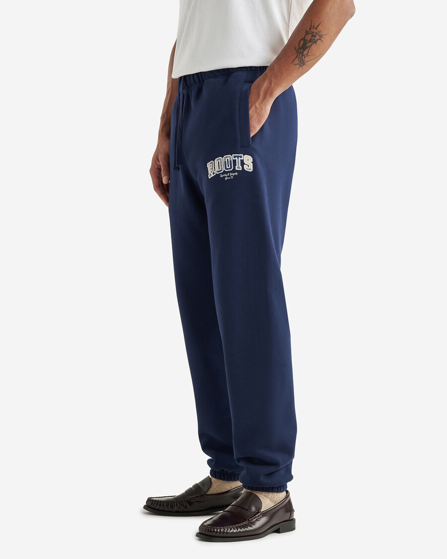 pantalón deportivo con apliques de cuadros