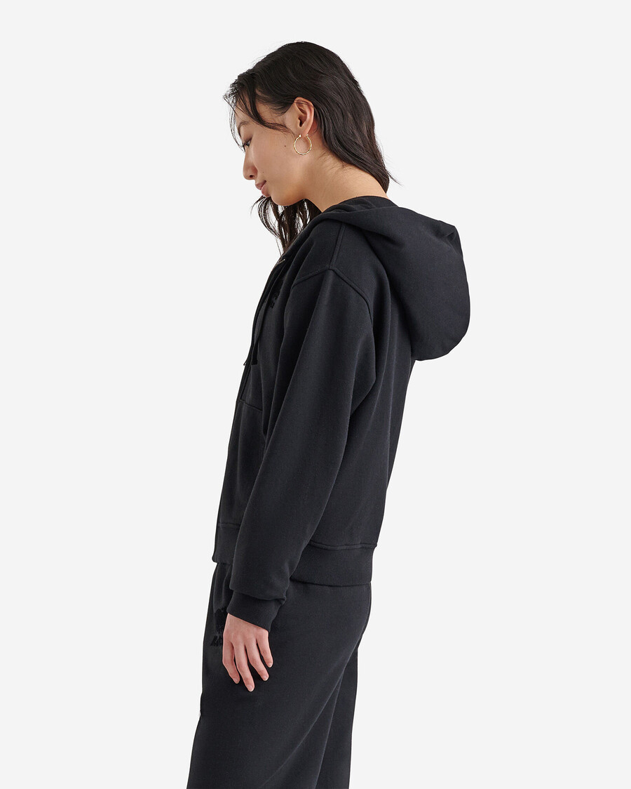 sudadera con capucha orgánica original relajada y con cremallera completa