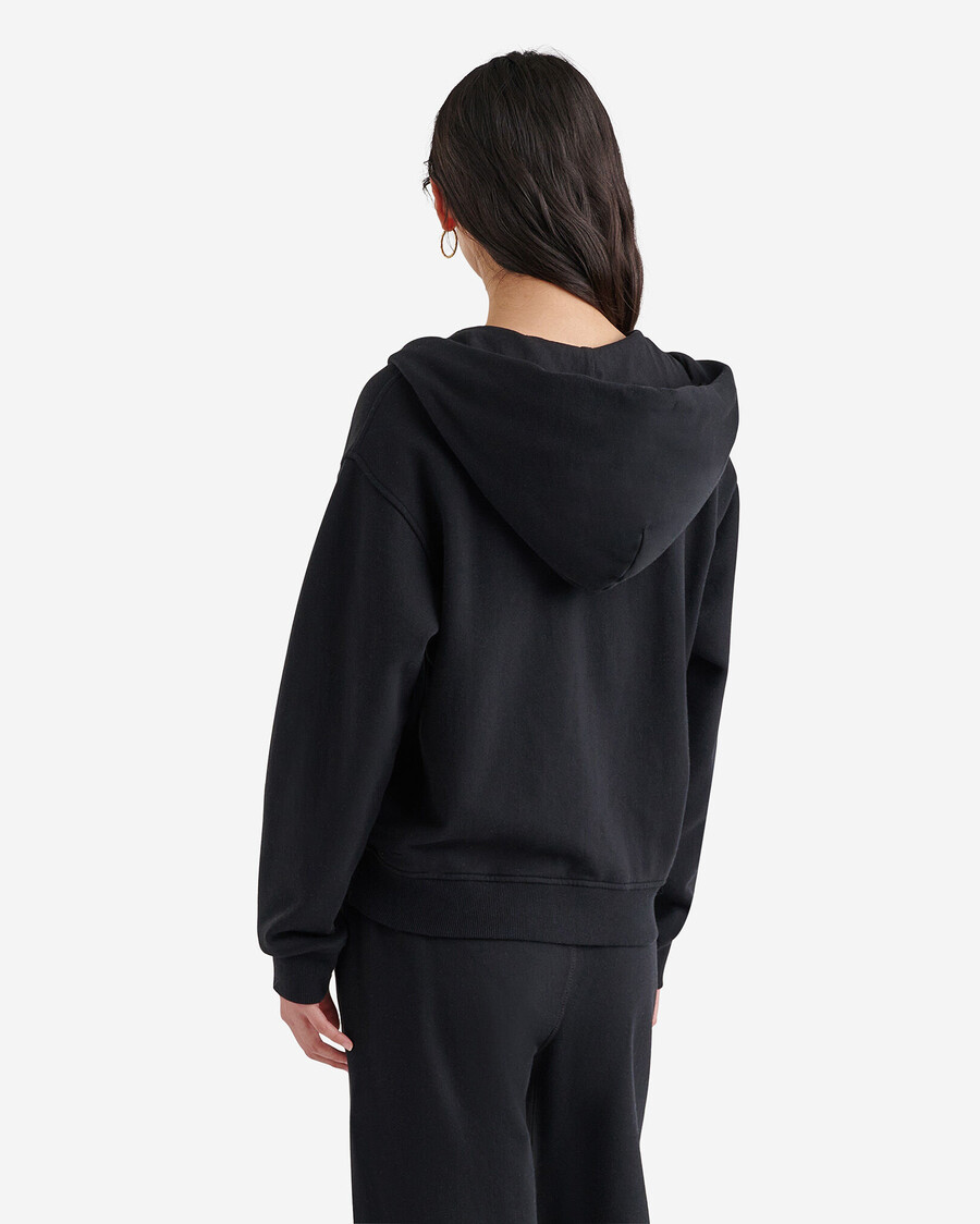 sudadera con capucha orgánica original relajada y con cremallera completa