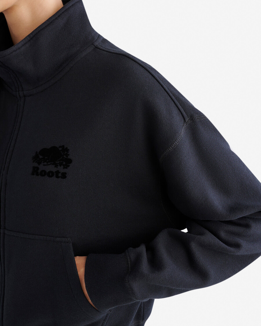 chaqueta deportiva con cremallera completa organic cooper