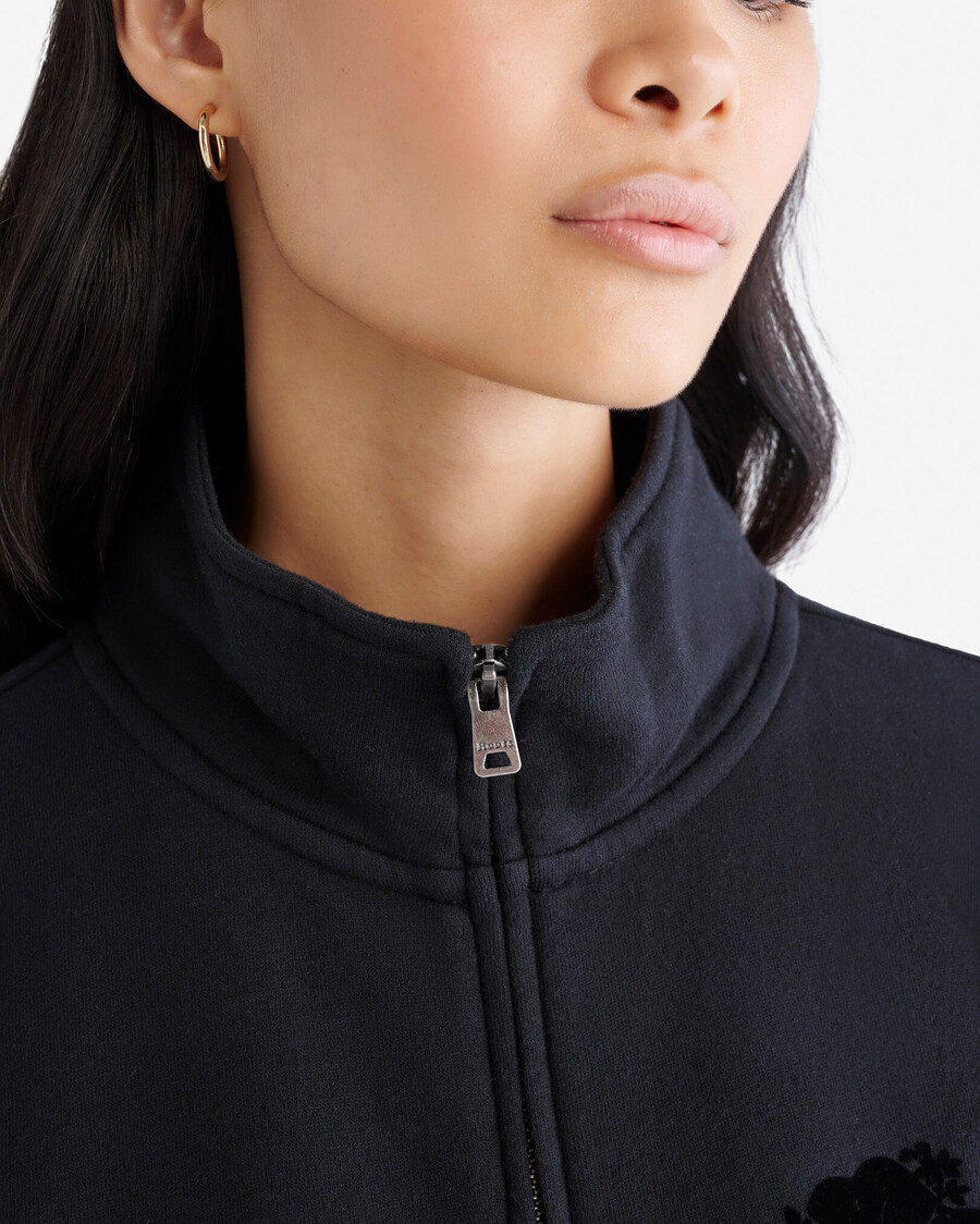 chaqueta deportiva con cremallera completa organic cooper