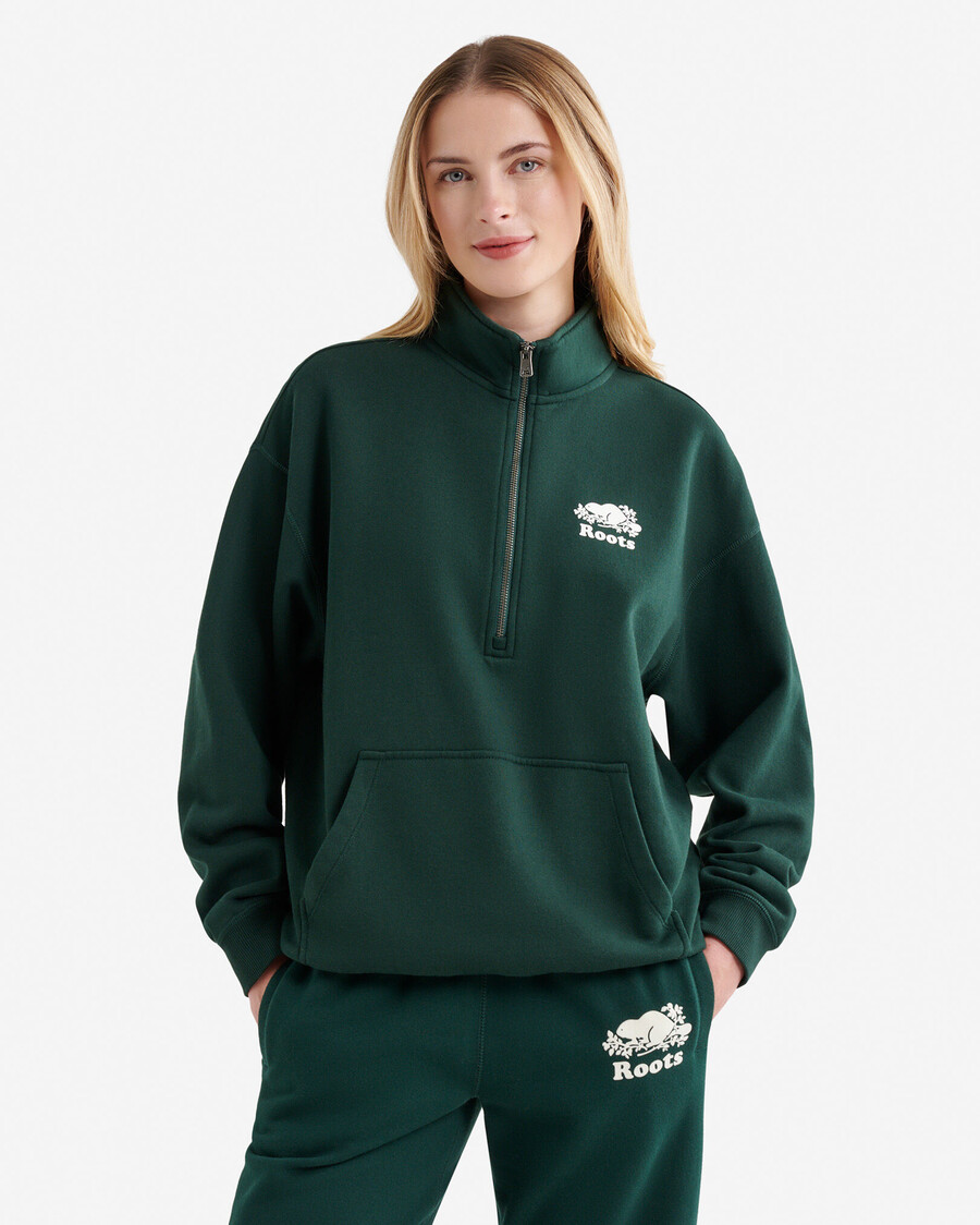 jarra de cerveza orgánica cooper relaxed half zip