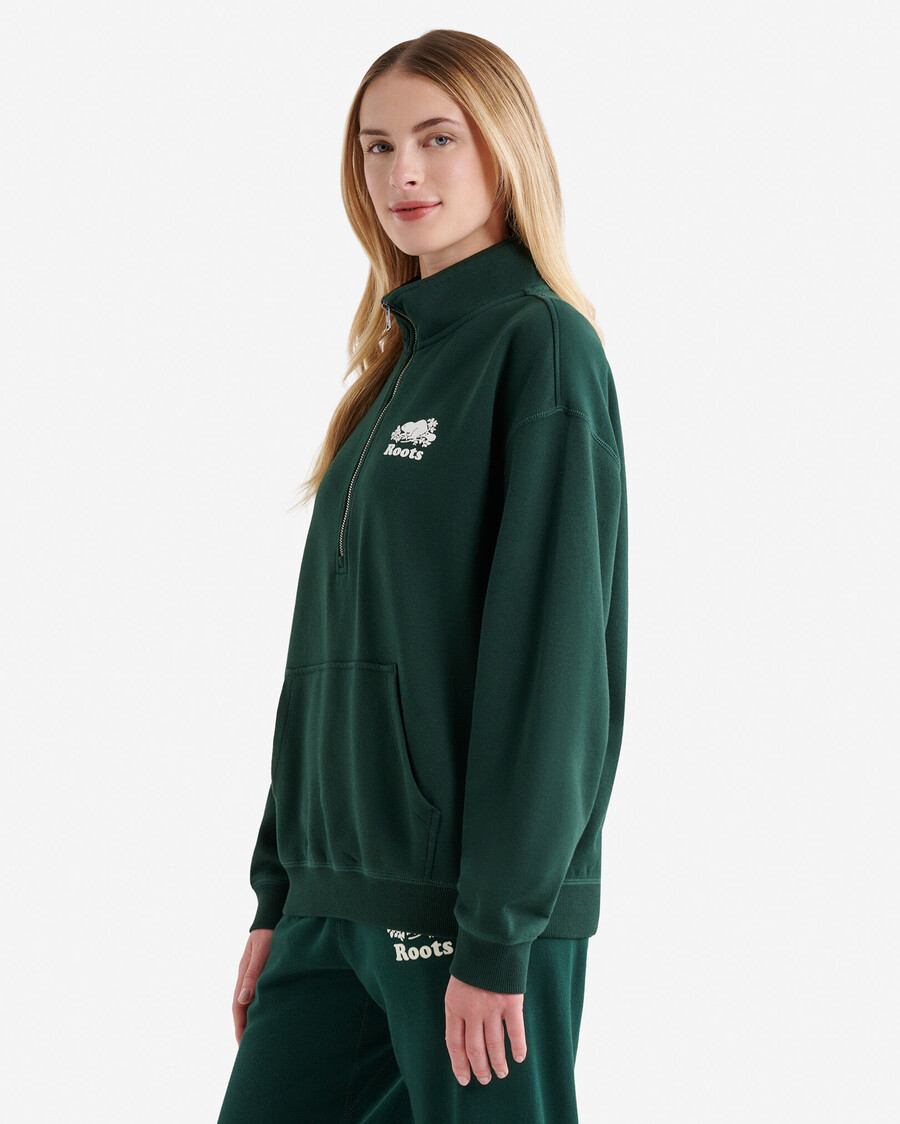jarra de cerveza orgánica cooper relaxed half zip