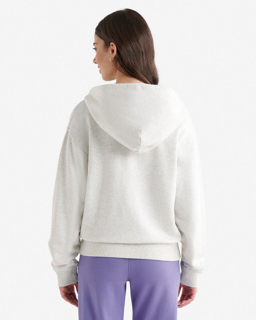 sudadera con capucha orgánica original relajada y con cremallera completa