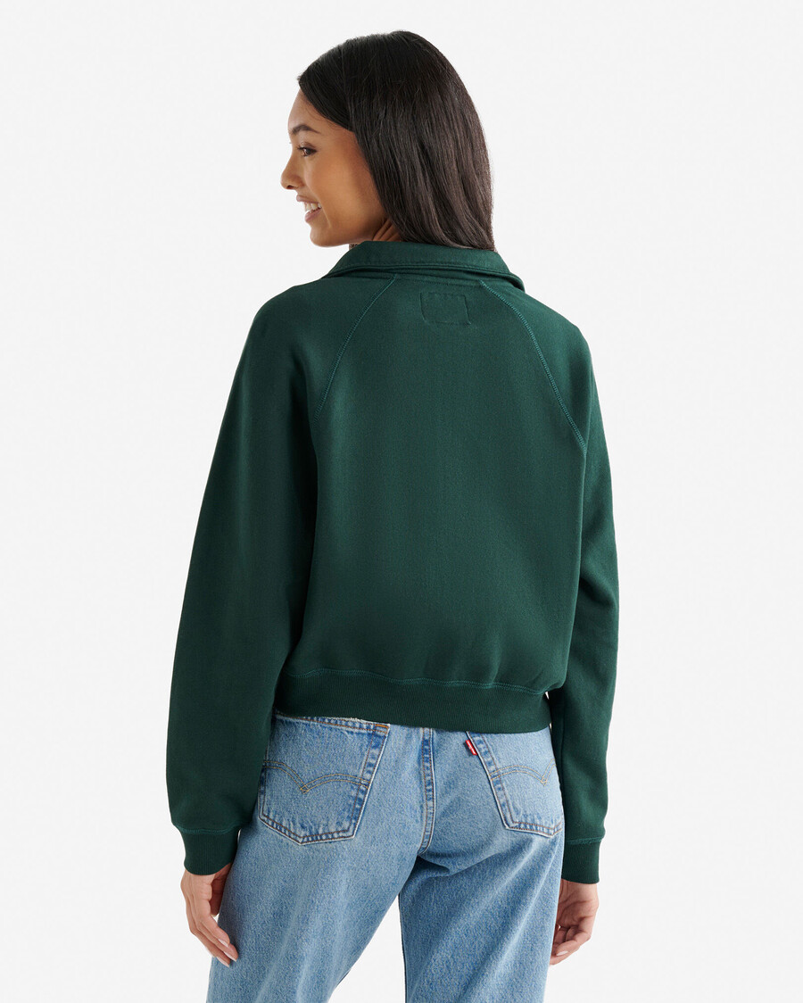 organic cooper half zip