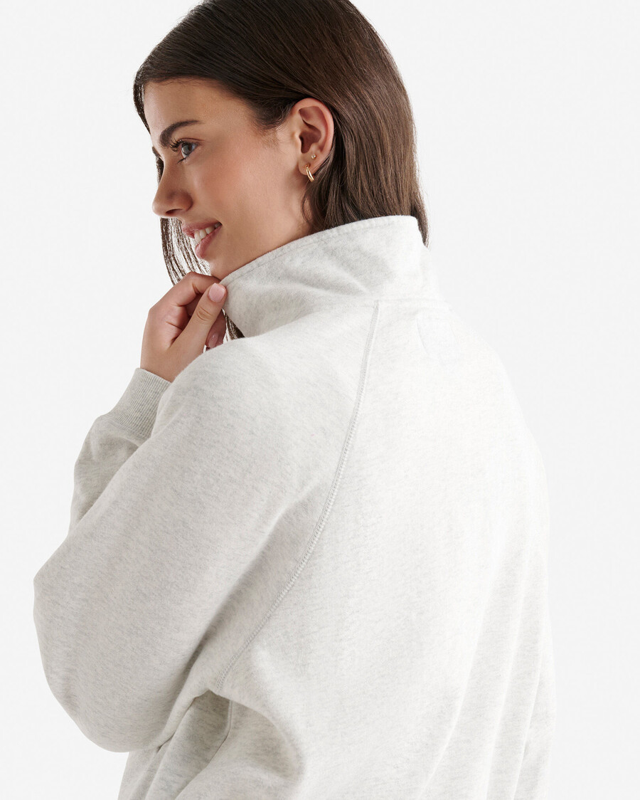 organic cooper half zip