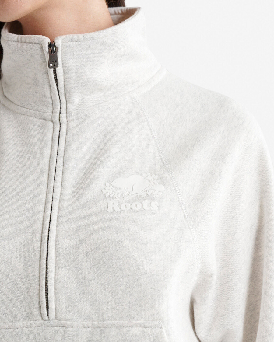 organic cooper half zip