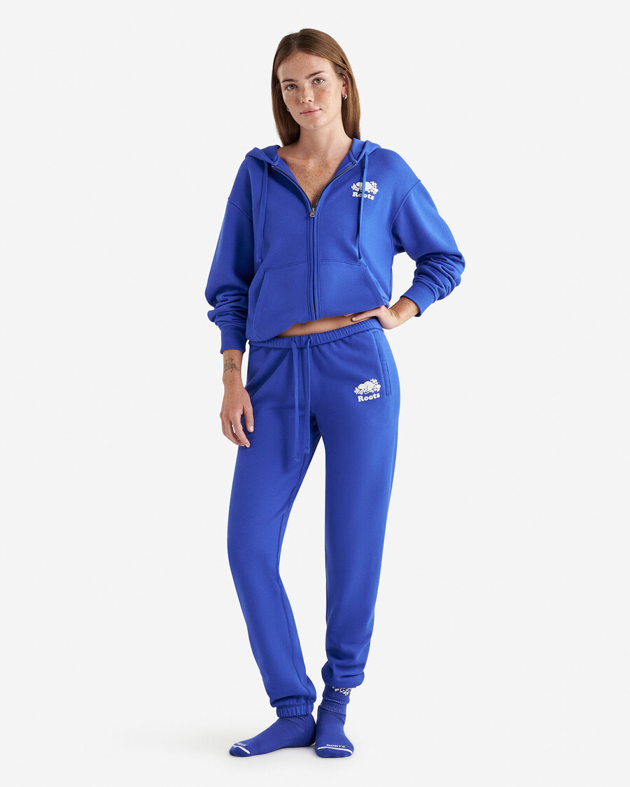 sudadera con capucha orgánica original relajada y con cremallera completa