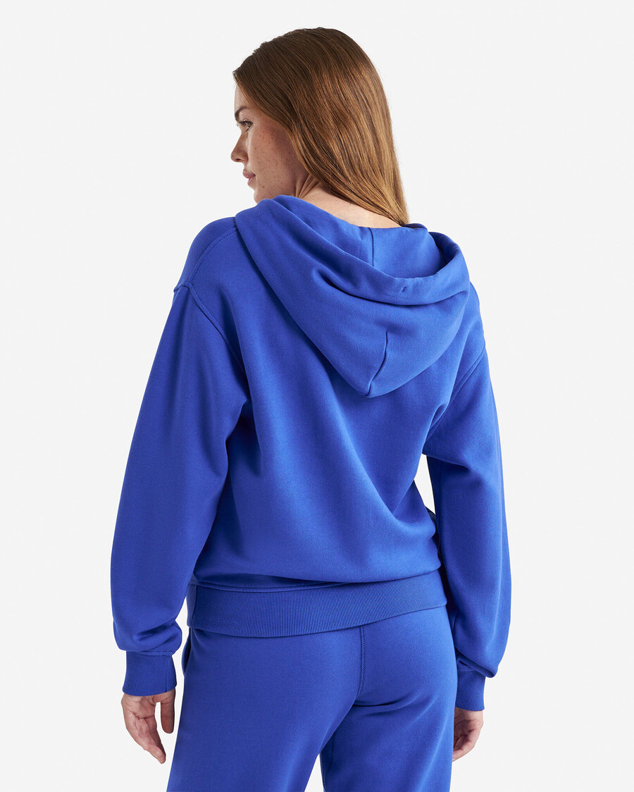 sudadera con capucha orgánica original relajada y con cremallera completa