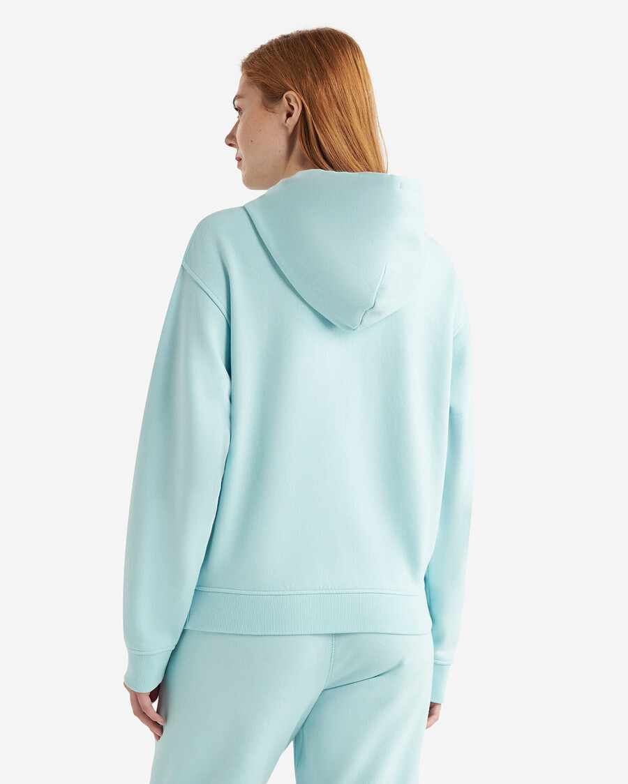 sudadera con capucha orgánica original relajada y con cremallera completa