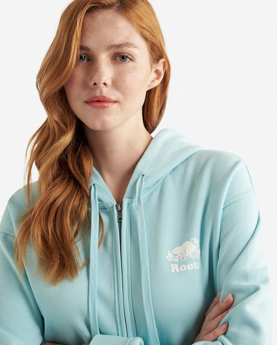 sudadera con capucha orgánica original relajada y con cremallera completa
