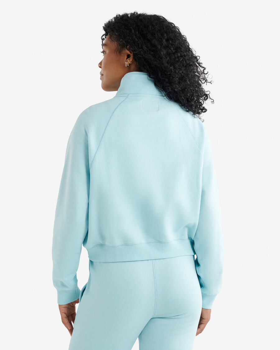 organic cooper half zip