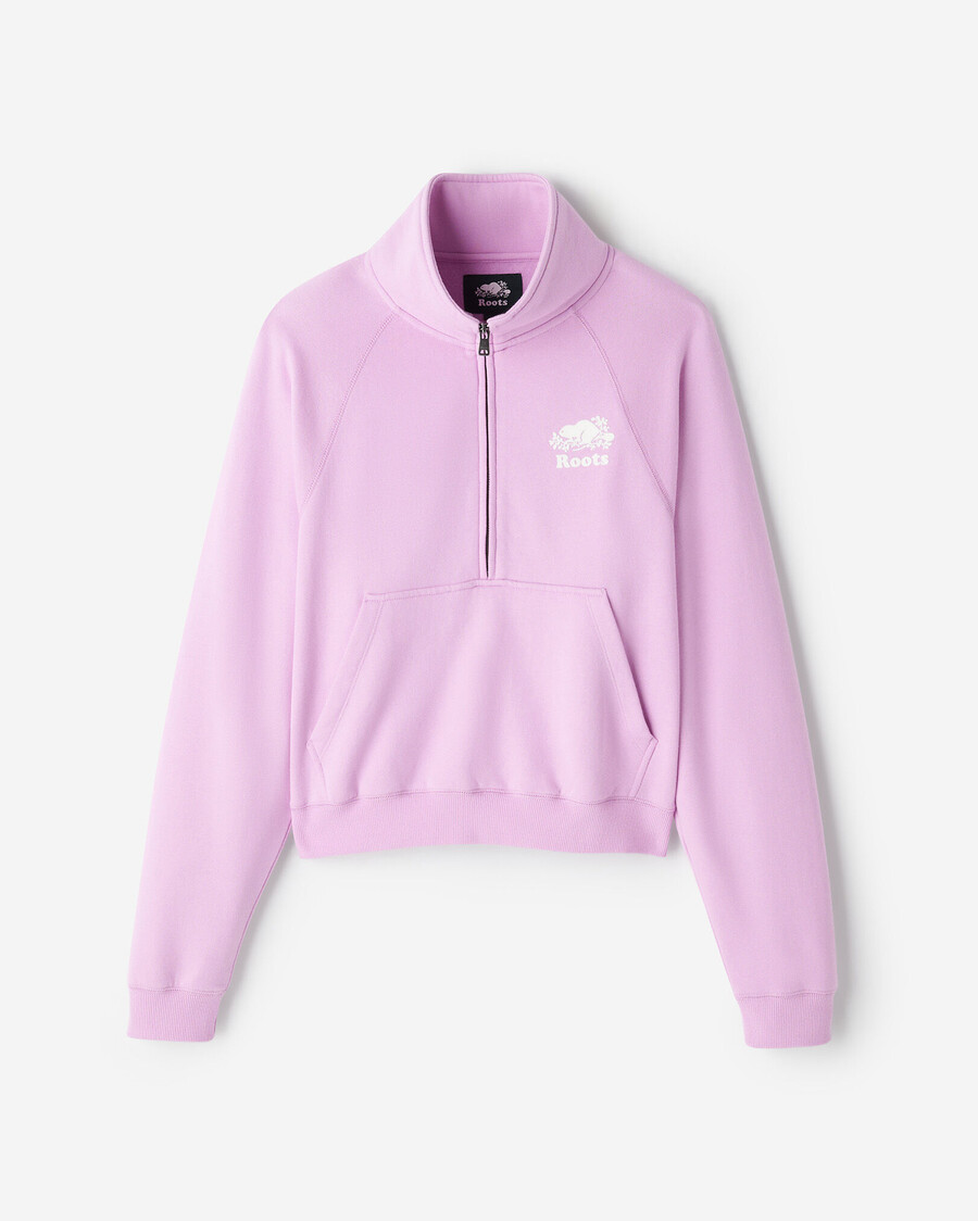 organic cooper half zip