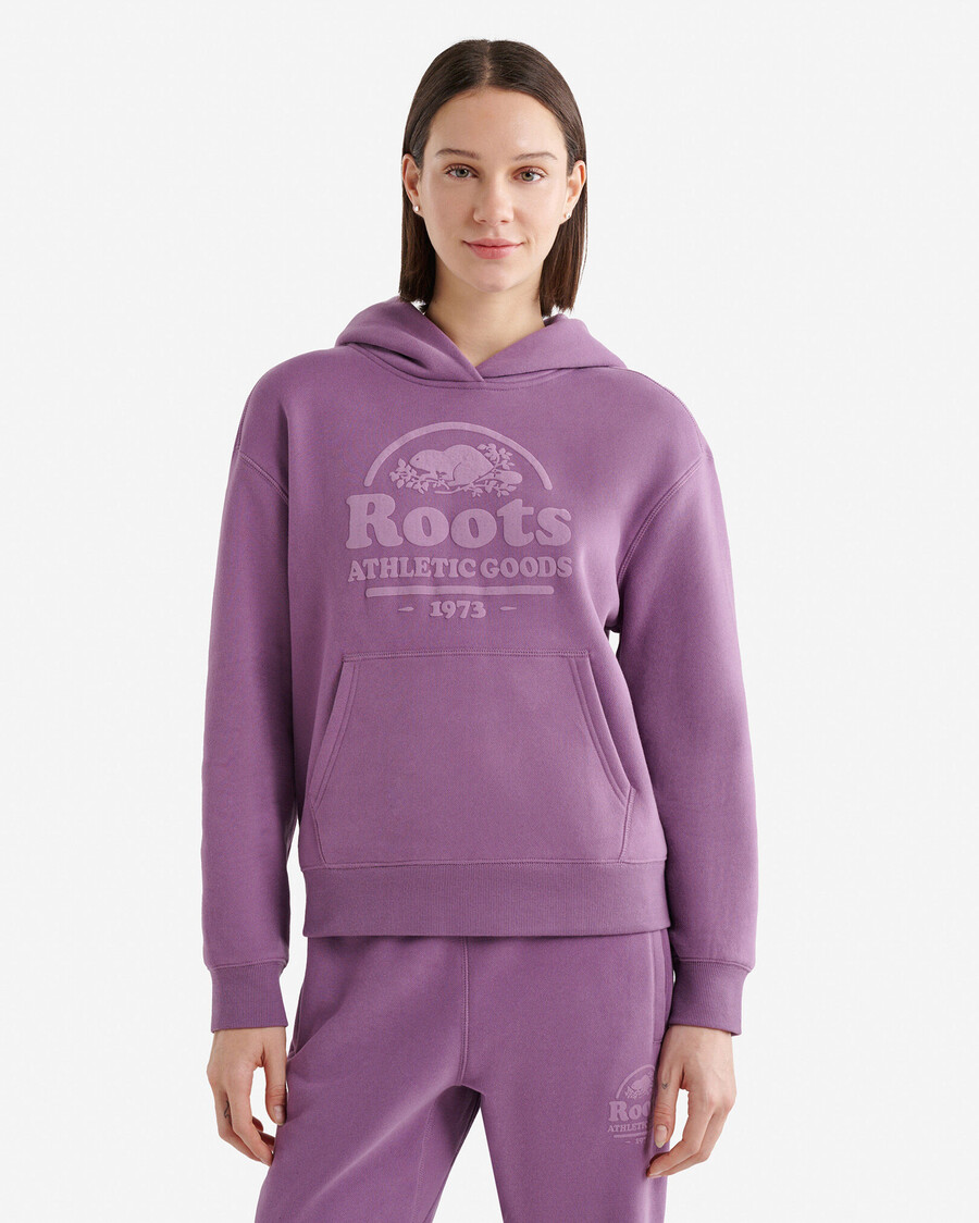 sudadera con capucha heritage beaver para mujer