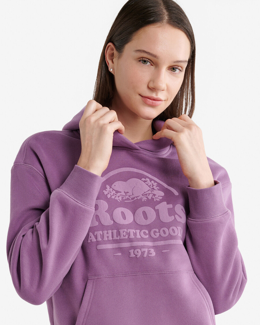 sudadera con capucha heritage beaver para mujer