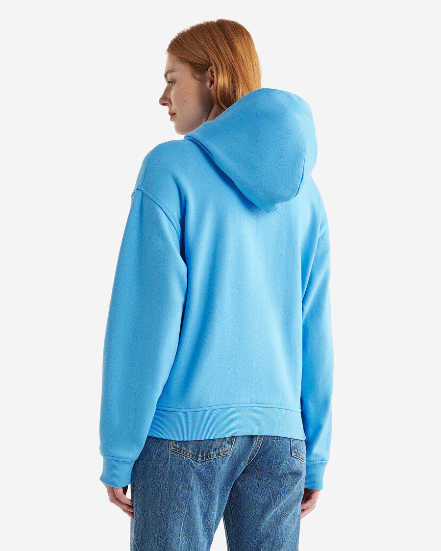 sudadera con capucha orgánica original relajada y con cremallera completa